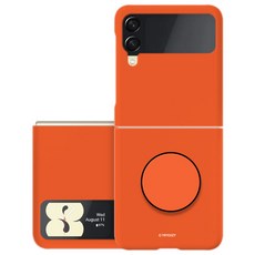 매지컬 갤럭시Z플립4 원형스마트톡 하드휴대폰케이스