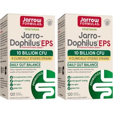 재로우 자로-도필러스 EPS 다이제스티브 프로바이오틱 유산균 100억 베지캡, 120정, 2개