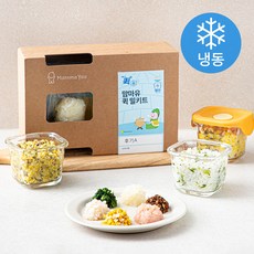 맘마유 퀵 밀키트 후기A 690g (냉동), 1세트, 혼합맛(한우/로메인/닭가슴살/연근/버섯/새우/배)