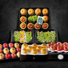 프리미엄 추석 과일선물세트 사과 배 샤인머스켓 제주 황금향, 나주배 고급 5kg(6-8과)+금보자기