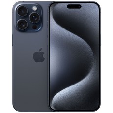 Apple 정품 아이폰 15 Pro Max 자급제, 블루티타늄, 256GB