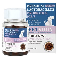 펫시딘 유산균 프로바이오틱스 강아지 장 건강 영양제, 1개, 소화기능 개선