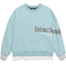 블랙야크키즈 여아용 BK 가오리핏 맨투맨 티셔츠