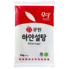 큐원 하얀 설탕, 1개, 3kg