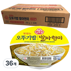 맛있는 오뚜기밥 발아현미, 210g, 36개
