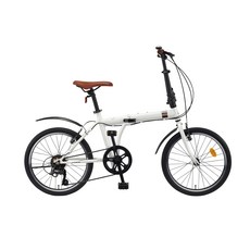 삼천리자전거 레스포 20 로그인 2022년식 7단 폴딩 미니벨로, 화이트, 138cm