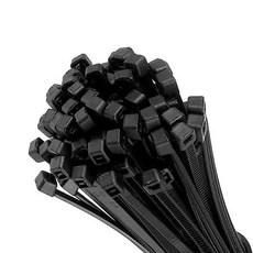 단단 케이블타이 흑색 300mm, BLACK, 500개