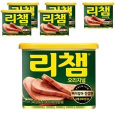 리챔 오리지널 햄통조림, 340g, 6개