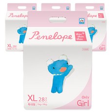 페넬로페 씬씬씬 플러스 팬티기저귀 여아용, 특대형(XL), 112매